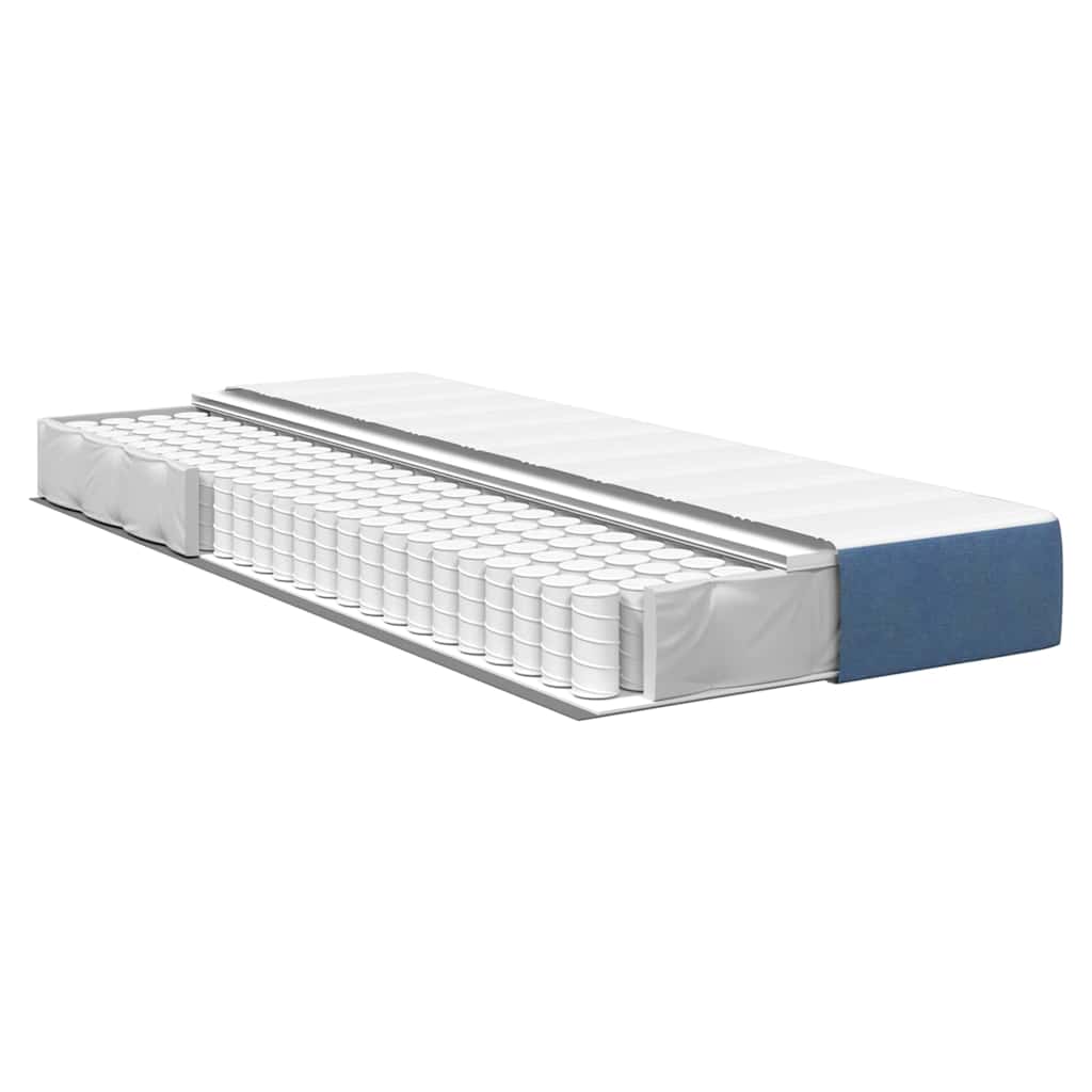 vidaXL Στρώμα Κρεβατιού με στρώμα Μπλε 100 x 200 cm ύφασμα