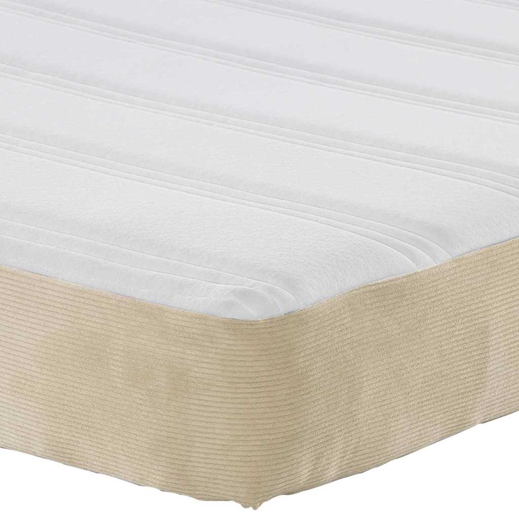 vidaXL Στρώμα Κρεβατιού με στρώμα Φασκόμηλο 120 x 190 cm ύφασμα