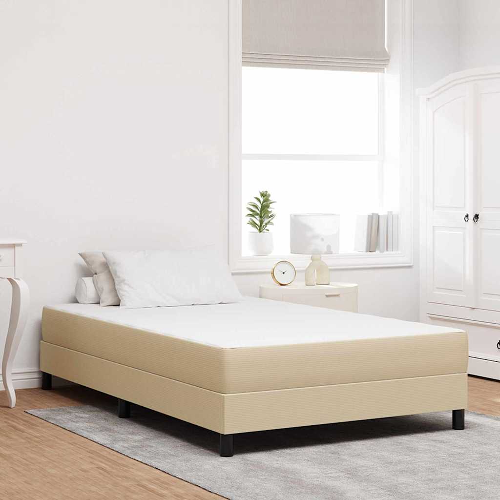 vidaXL Στρώμα Κρεβατιού με στρώμα Φασκόμηλο 120 x 190 cm ύφασμα