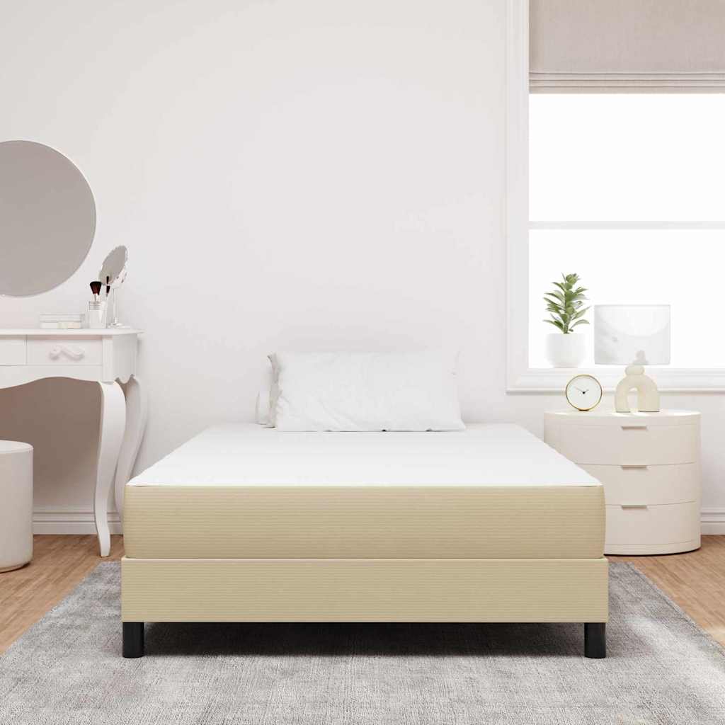 vidaXL Στρώμα Κρεβατιού με στρώμα Φασκόμηλο 120 x 200 cm ύφασμα