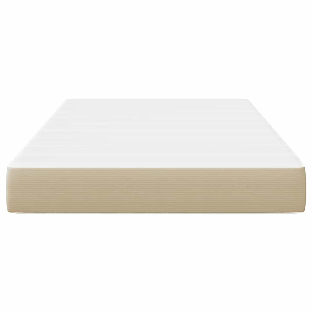 vidaXL Στρώμα Κρεβατιού με στρώμα Φασκόμηλο 120 x 200 cm ύφασμα