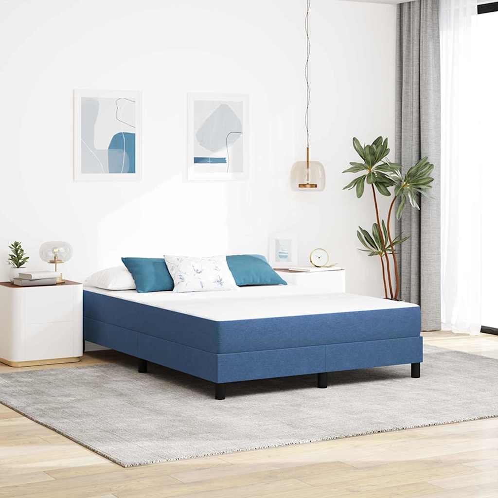 vidaXL Στρώμα Κρεβατιού με στρώμα Μπλε 140 x 190 cm ύφασμα