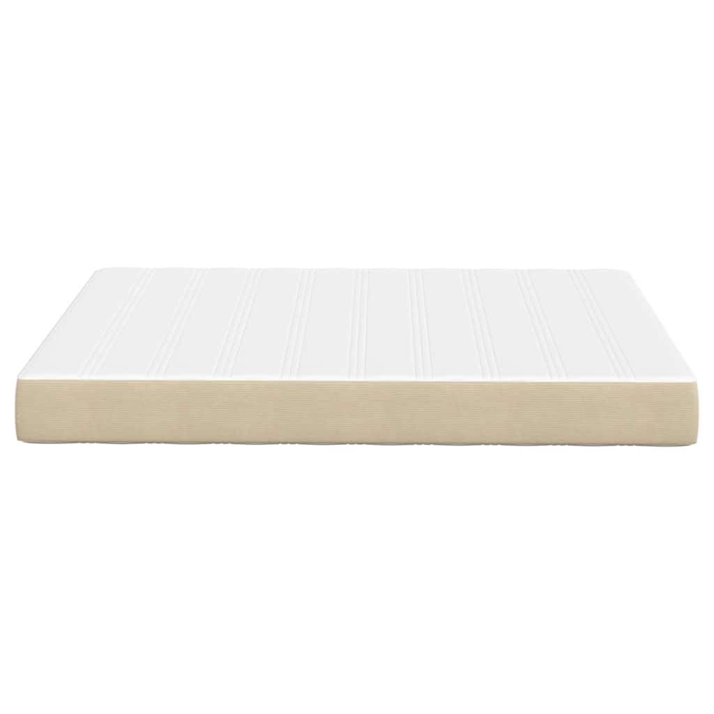 vidaXL Στρώμα Κρεβατιού με στρώμα Φασκόμηλο 140 x 190 cm ύφασμα