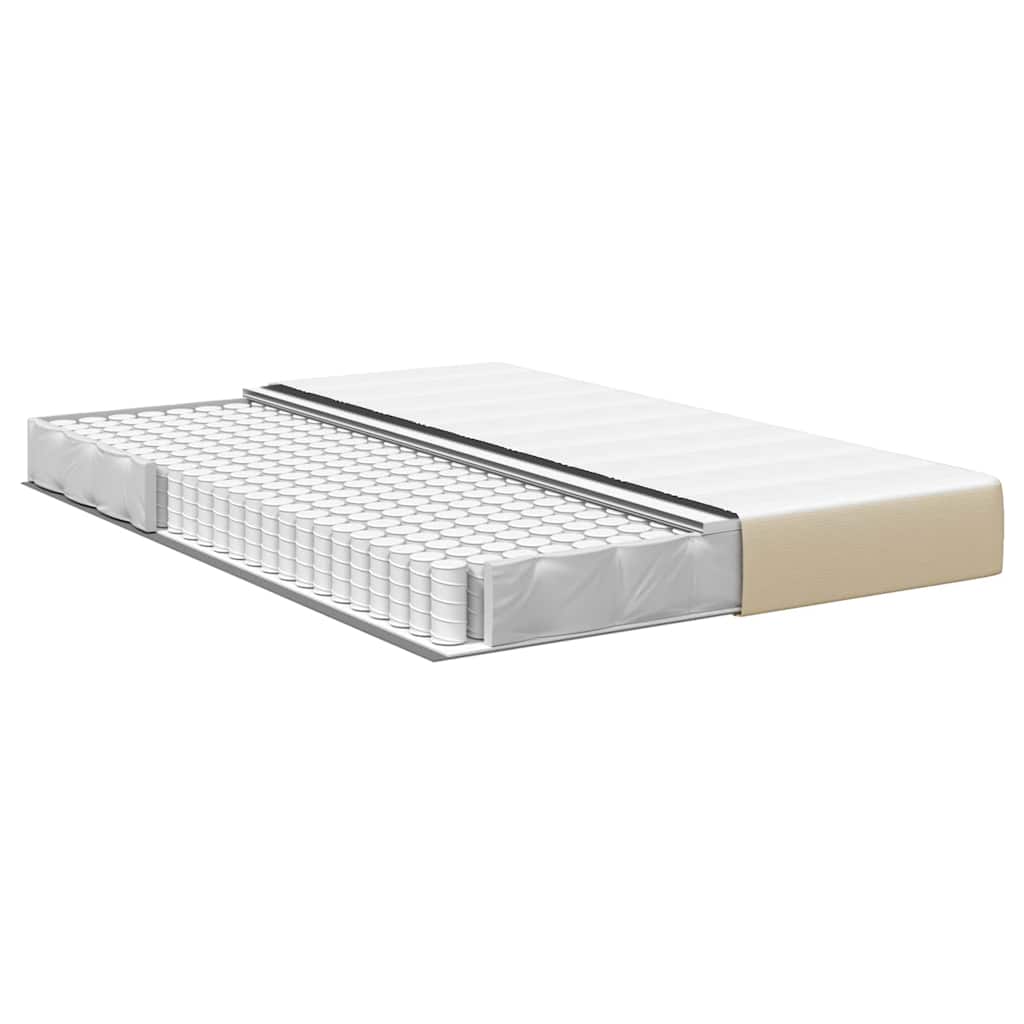 vidaXL Στρώμα Κρεβατιού με στρώμα Φασκόμηλο 140 x 200 cm ύφασμα