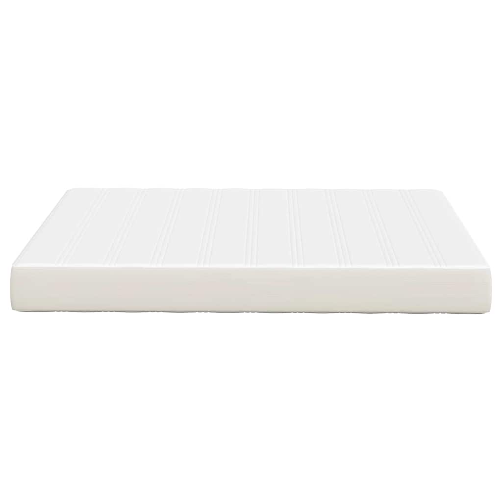 vidaXL Στρώμα Κρεβατιού με στρώμα Κρεμ 160 x 200 cm ύφασμα