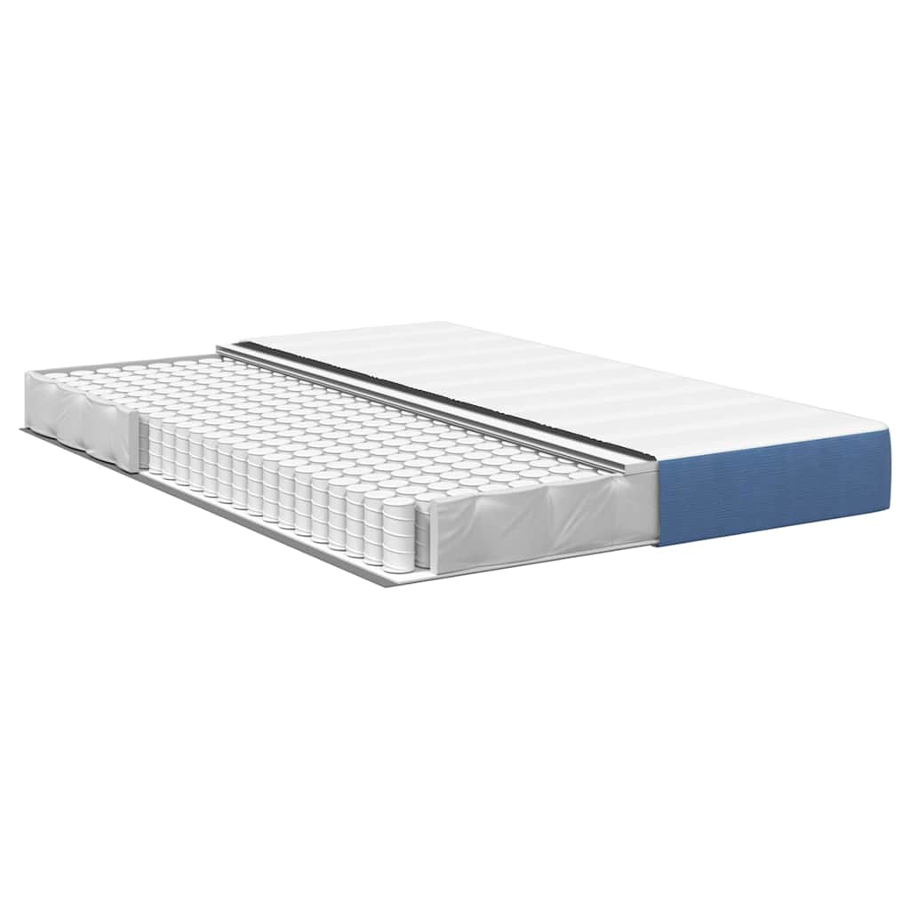 vidaXL Στρώμα Κρεβατιού με στρώμα Μπλε 160 x 200 cm ύφασμα