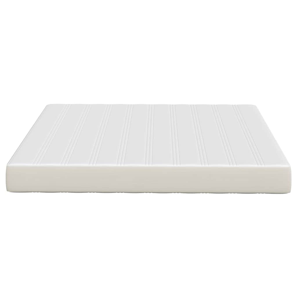 vidaXL Στρώμα Κρεβατιού με στρώμα Κρεμ 180 x 200 cm ύφασμα
