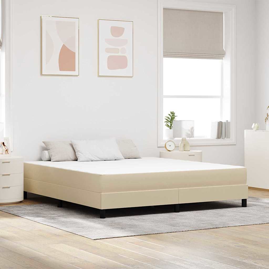 vidaXL Στρώμα Κρεβατιού με στρώμα Φασκόμηλο 180 x 200 cm ύφασμα
