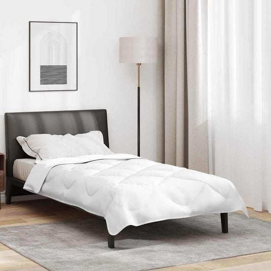 vidaXL Χειμερινό Παπλωματοθήκη Λευκό 220 x 140 x 5 εκ. Πολυεστέρας