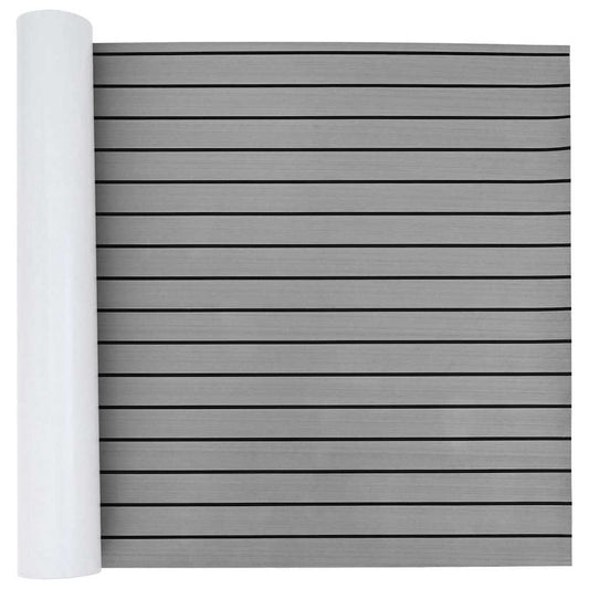 vidaXL Δάπεδο Σκάφους ανοιχτό γκρι και μαύρο 240 x 90 εκ EVA αφρός