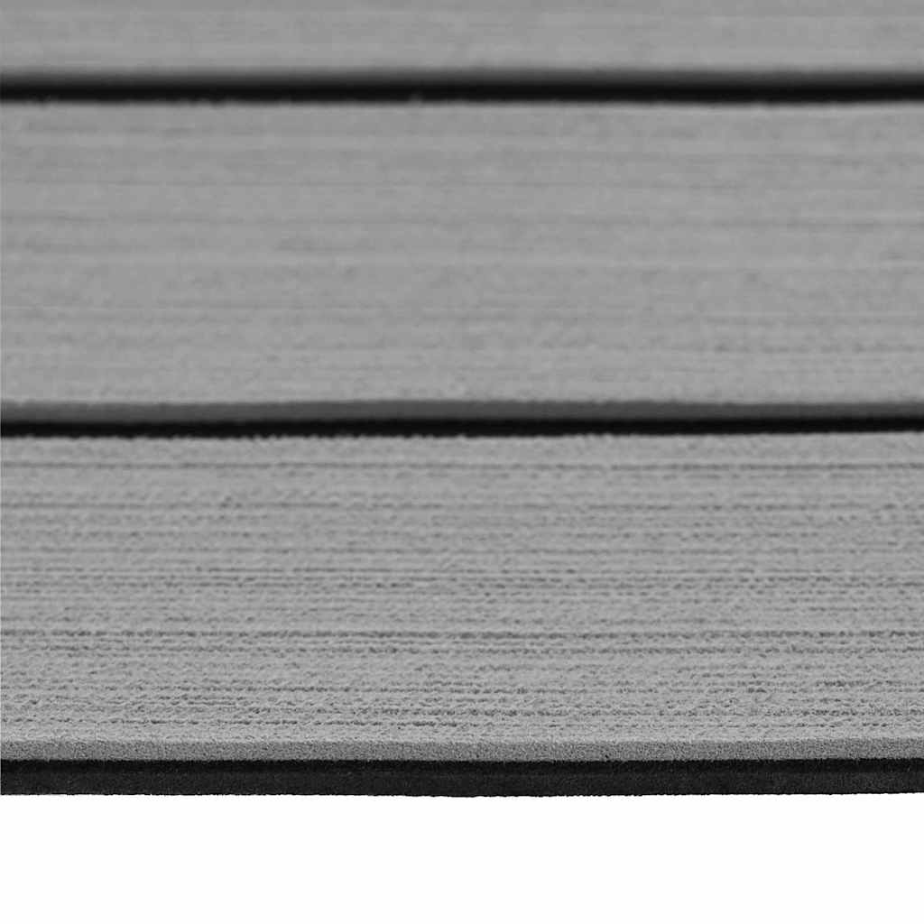 vidaXL Δάπεδο Σκάφους ανοιχτό γκρι και μαύρο 240 x 60 cm EVA αφρός