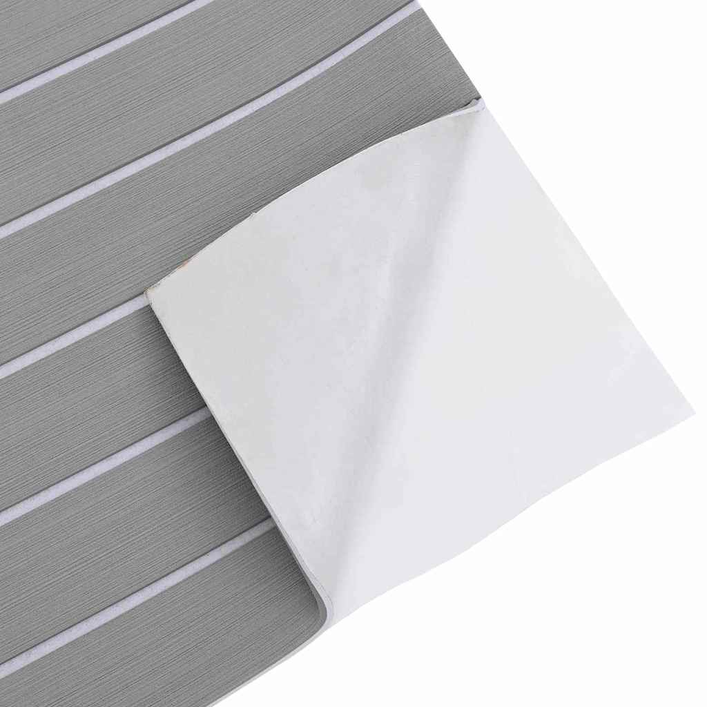 vidaXL Δάπεδο Σκάφους Ανοιχτό γκρι και λευκό 240 x 60 cm EVA αφρός