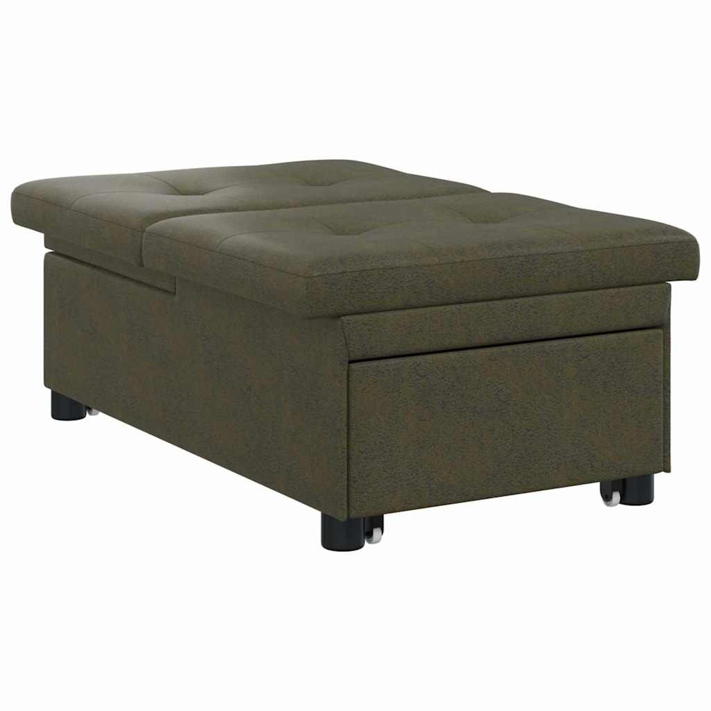 vidaXL Κρεβάτι καναπές Στρατιωτικό Πράσινο 194 x 67 x 82 εκ