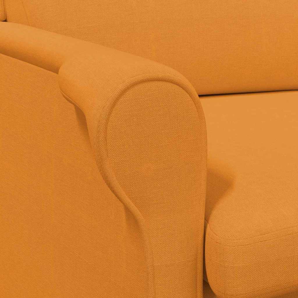 vidaXL Πολυθρόνα Σκούρο κίτρινο 76 x 94 x 102 εκ. ύφασμα