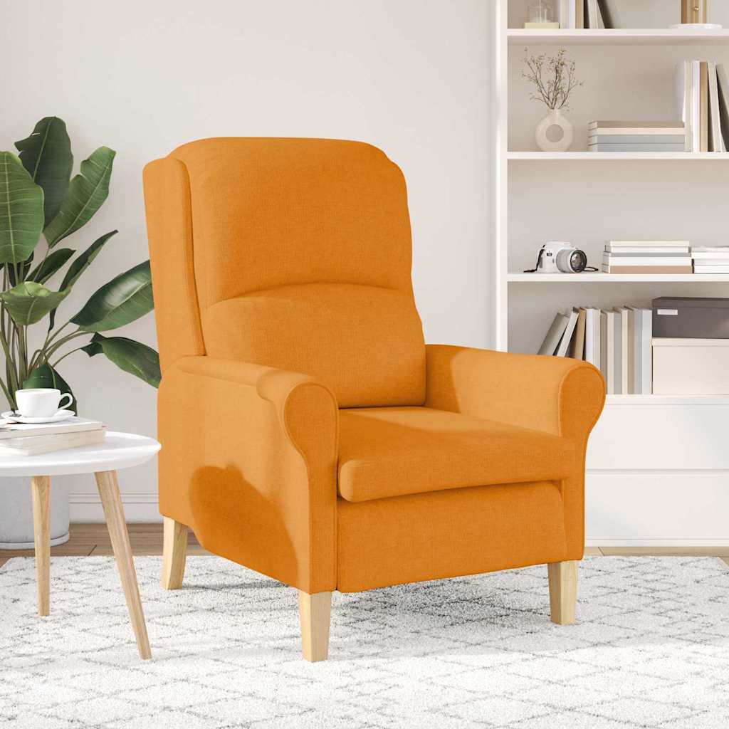 vidaXL Πολυθρόνα Σκούρο κίτρινο 76 x 94 x 102 εκ. ύφασμα