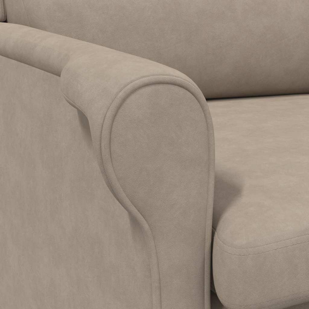 vidaXL Πολυθρόνα Taupe Μικροΐνες