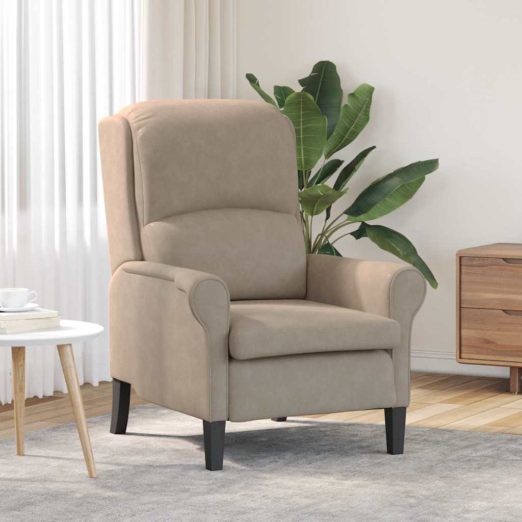 vidaXL Πολυθρόνα Taupe Μικροΐνες