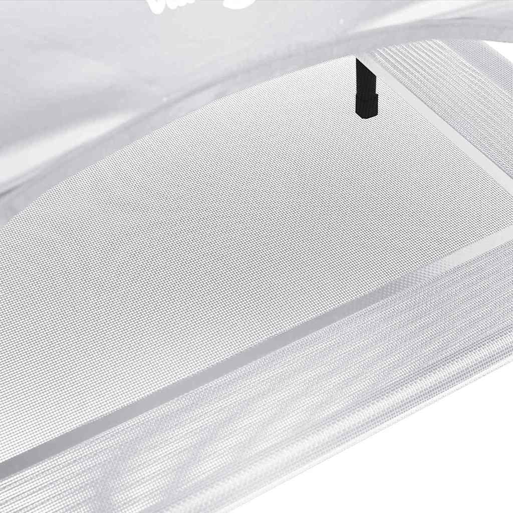 vidaXL Υπερυψωμένο Κρεβάτι Σκύλου με Αφαιρούμενη Στέγη Ασημί Γκρι Μέταλλο