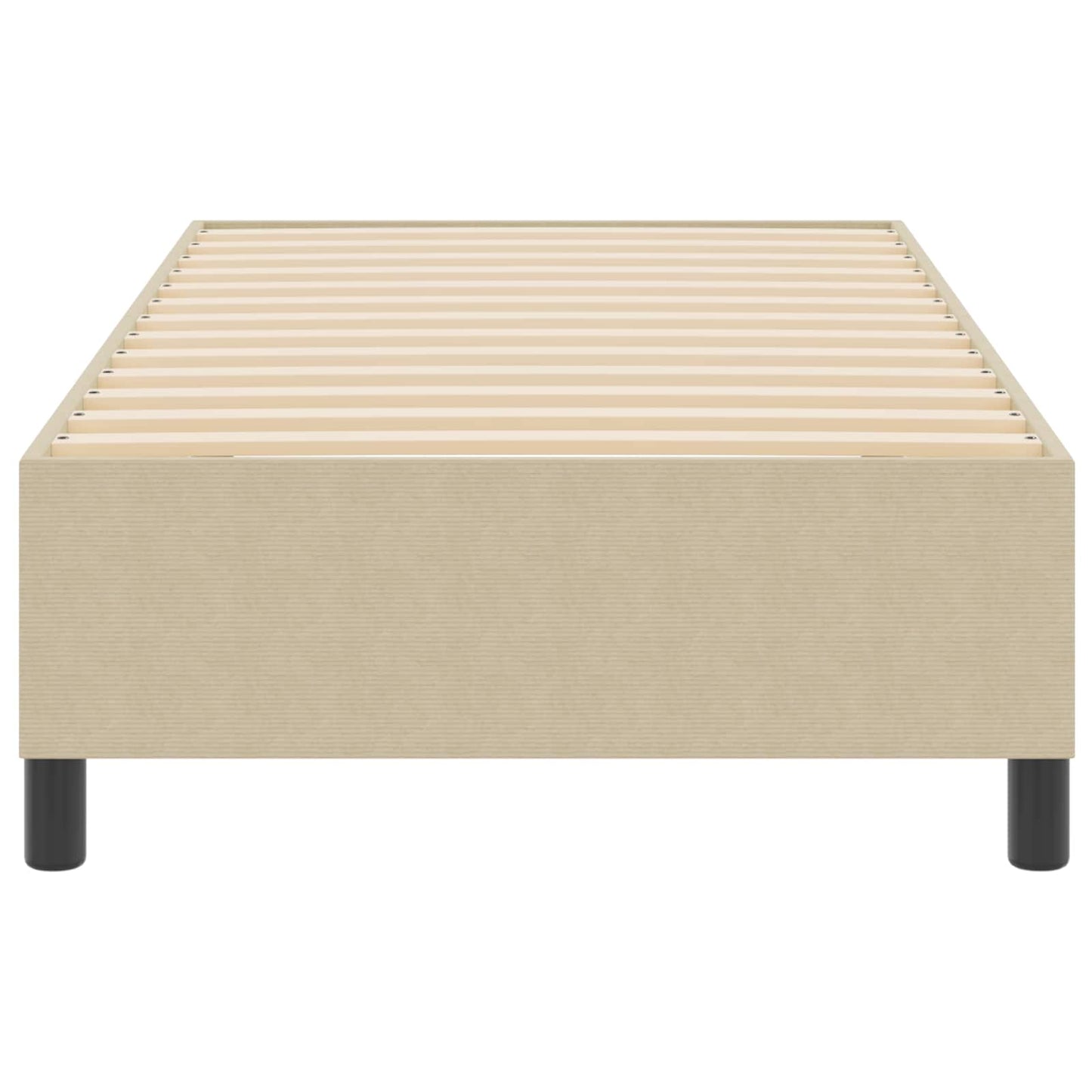 vidaXL Κρεβάτι πλατφόρμα Γκρι Πράσινο 80 x 200 cm Υφασμάτινο Κορντουρά