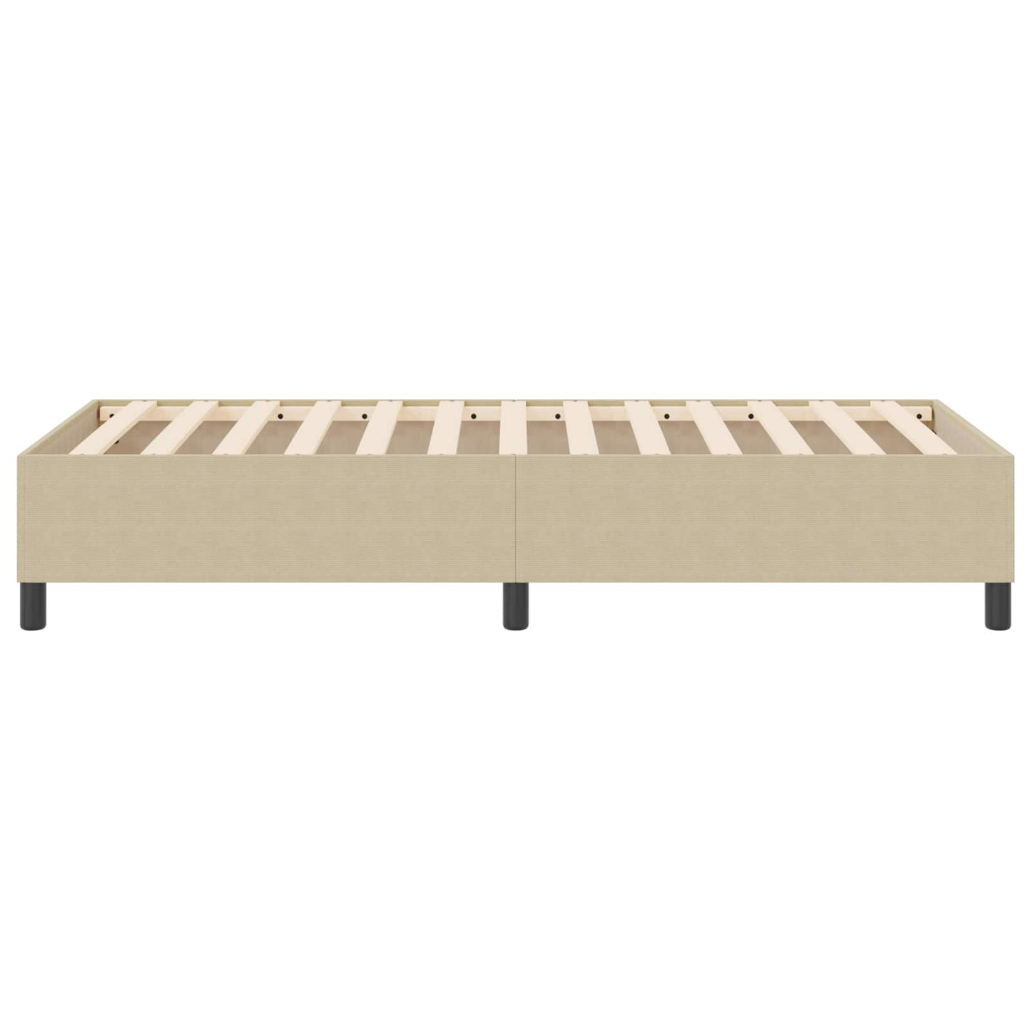 vidaXL Κρεβάτι πλατφόρμα Γκρι Πράσινο 80 x 200 cm Υφασμάτινο Κορντουρά