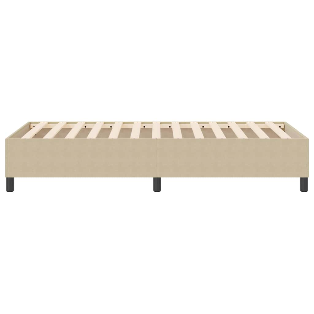 vidaXL Κρεβάτι Box Spring Ανοιχτό Πράσινο Γκρι 90x200 εκ Ύφασμα Κορντουρόι