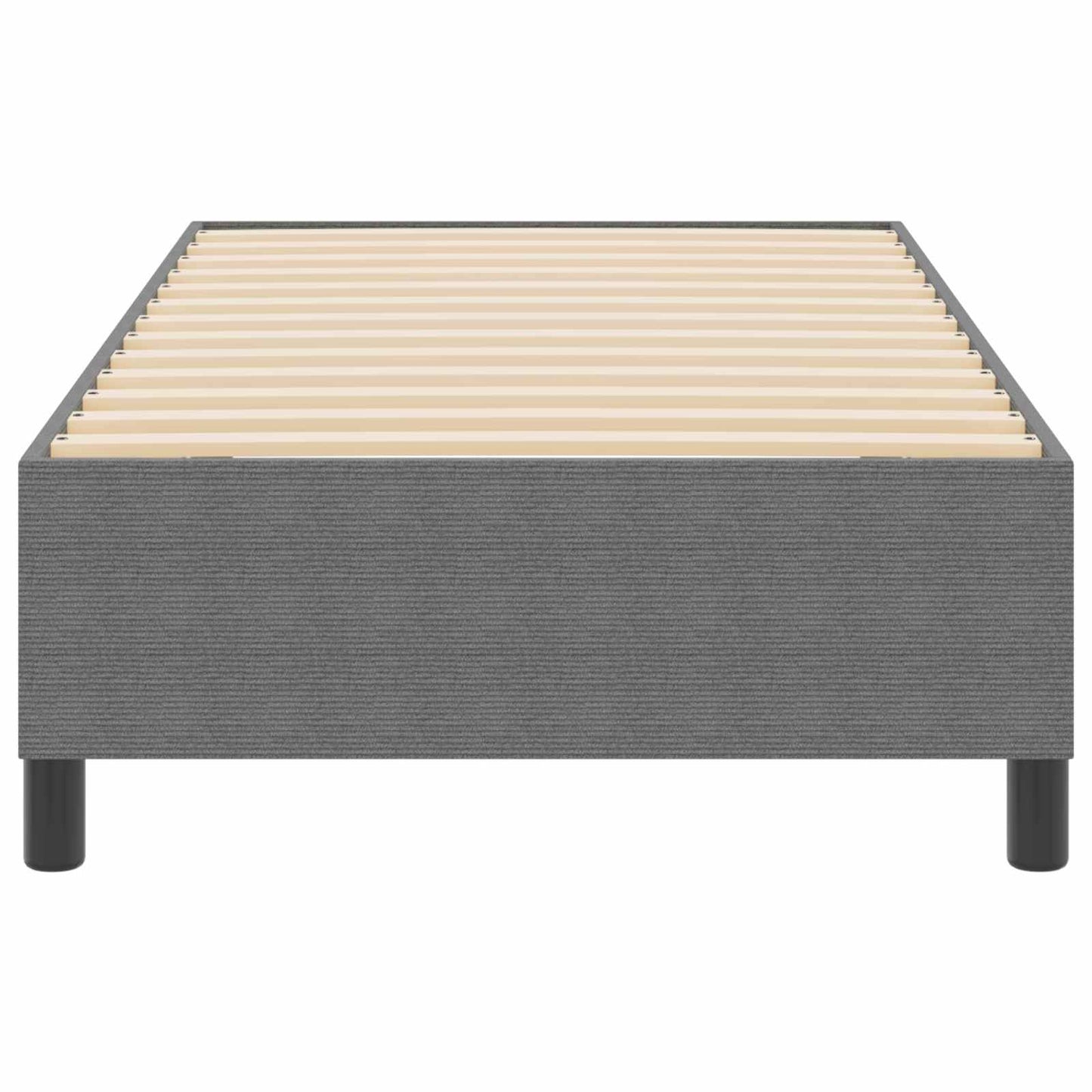 vidaXL Κρεβάτι πλατφόρμα Ανοιχτό γκρι 100 x 200 cm