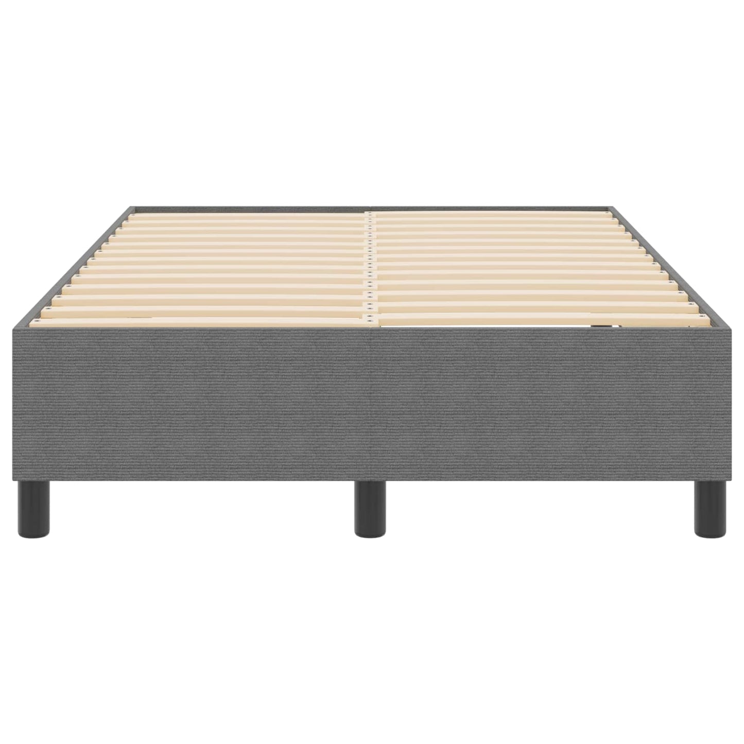 vidaXL Κρεβάτι πλατφόρμα Ανοιχτό γκρι 120 x 190 cm