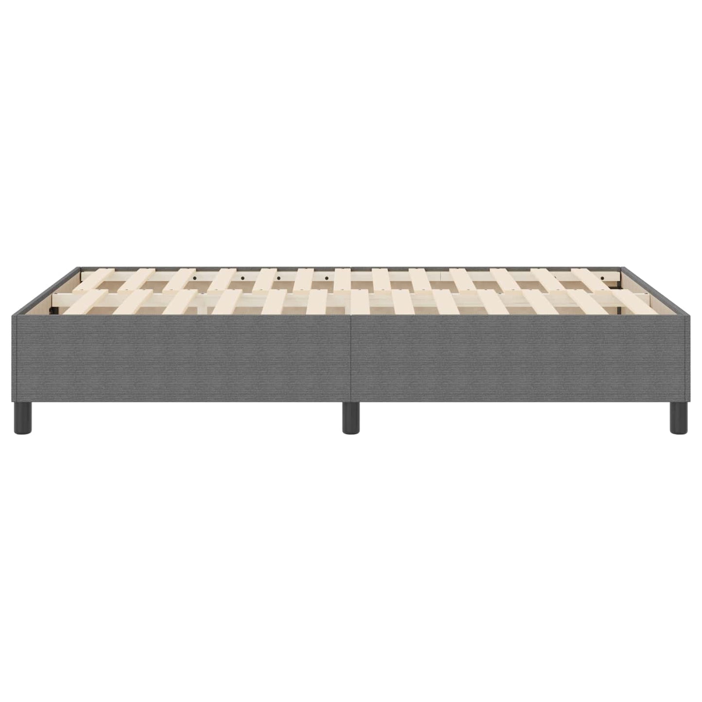 vidaXL Κρεβάτι πλατφόρμα Ανοιχτό γκρι 120 x 200 cm