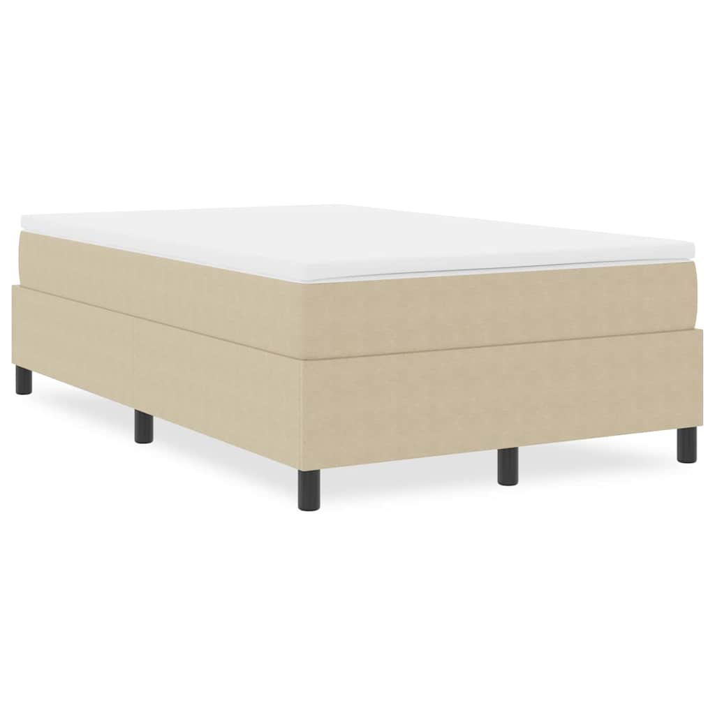 vidaXL Κρεβάτι με Ελατήριο Ελαφρύ Πράσινο Γκρι 120x200 εκ Κορντούρα