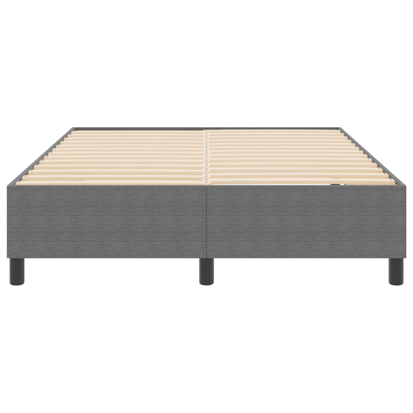 vidaXL Κρεβάτι πλατφόρμα Ανοιχτό γκρι 140 x 200 cm