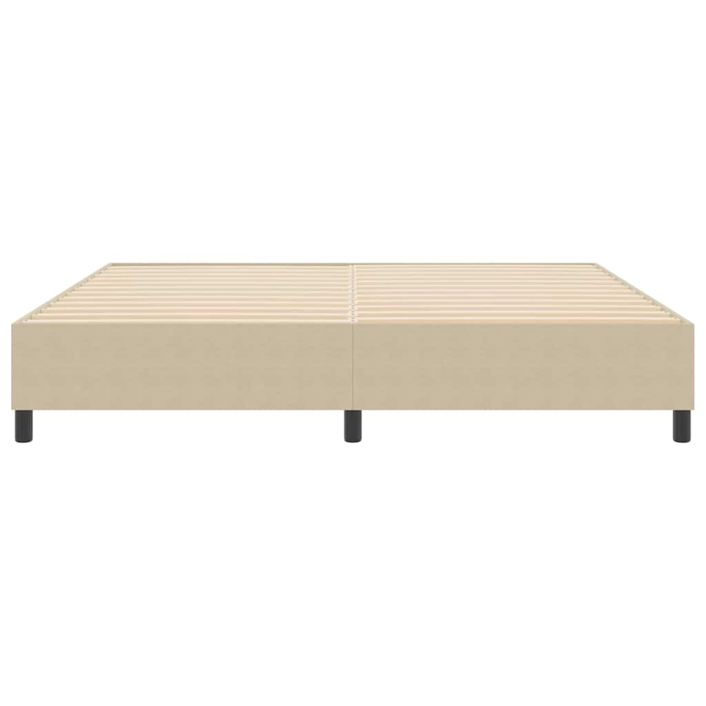 vidaXL Κρεβάτι Box Spring Ανοιχτό Πράσινο Γκρι 200x200 εκ. από Ψάθα