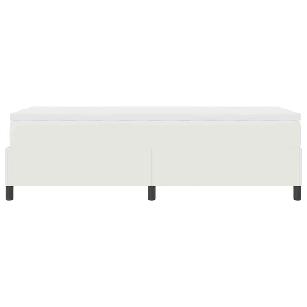 vidaXL Κρεβάτι με ελατήρια Κρέμα και Λευκό 80 x 200 cm