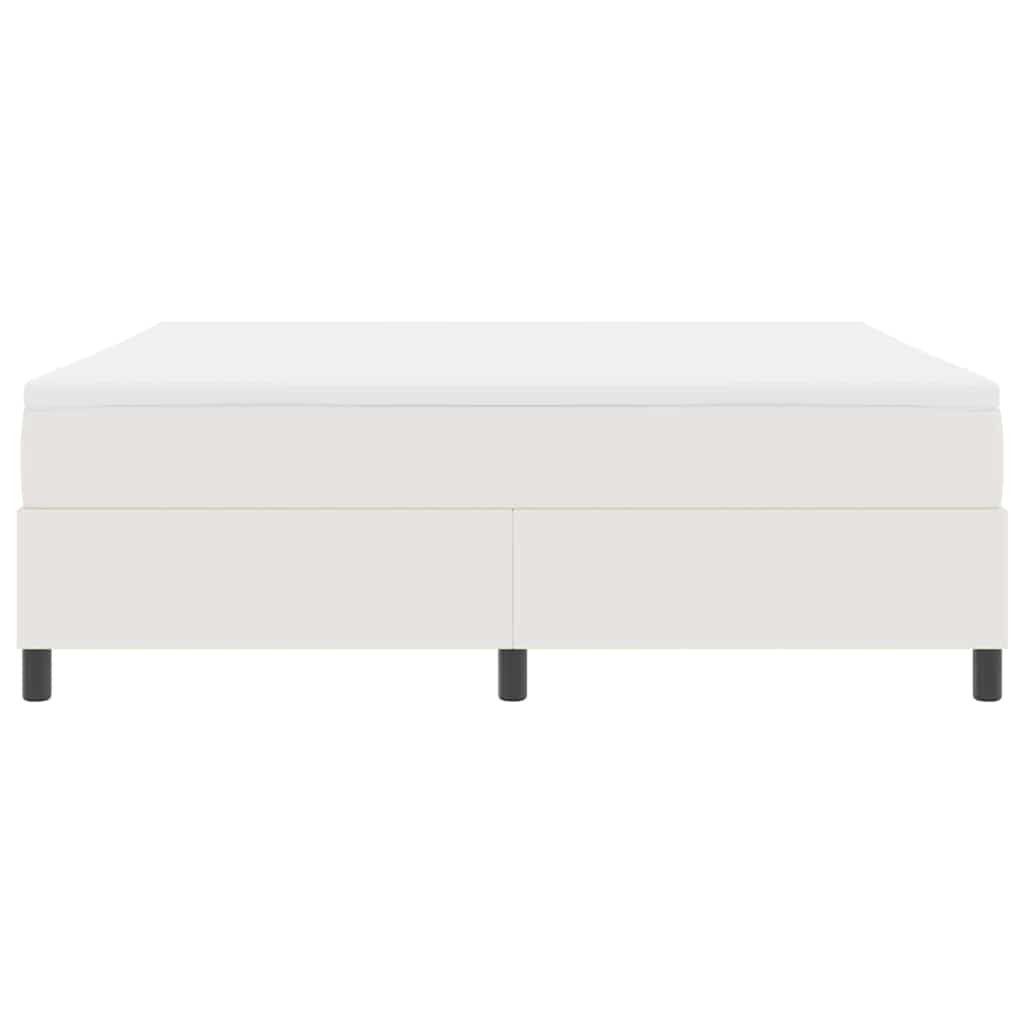 vidaXL Κρεβάτι με ελατήρια Κρέμα και Λευκό 180 x 200 cm
