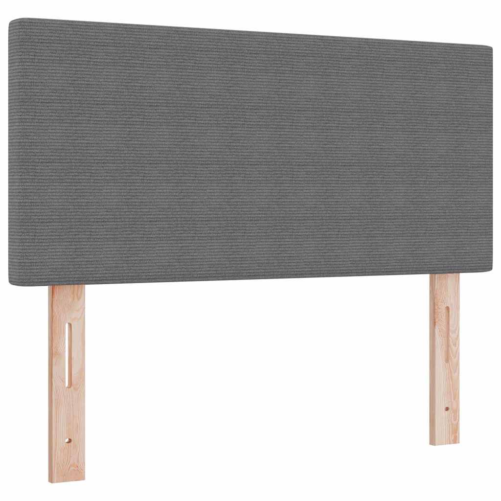 vidaXL Κρεβάτι με ελατήρια Ανοιχτό Γκρι και Λευκό 120 x 200 cm