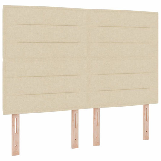 vidaXL Κεφαλάρι Κρεμ 144 cm ύφασμα