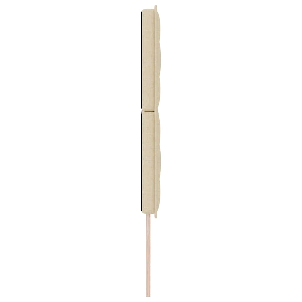 vidaXL Κεφαλάρι Κρεμ 160 cm ύφασμα