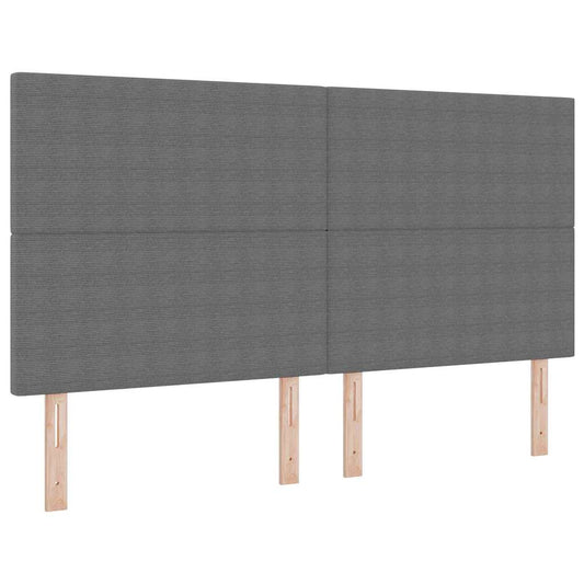 vidaXL Κεφαλάρι με κεφαλάρι Ανοιχτό γκρι 180 cm Τεχνητό Δέρμα