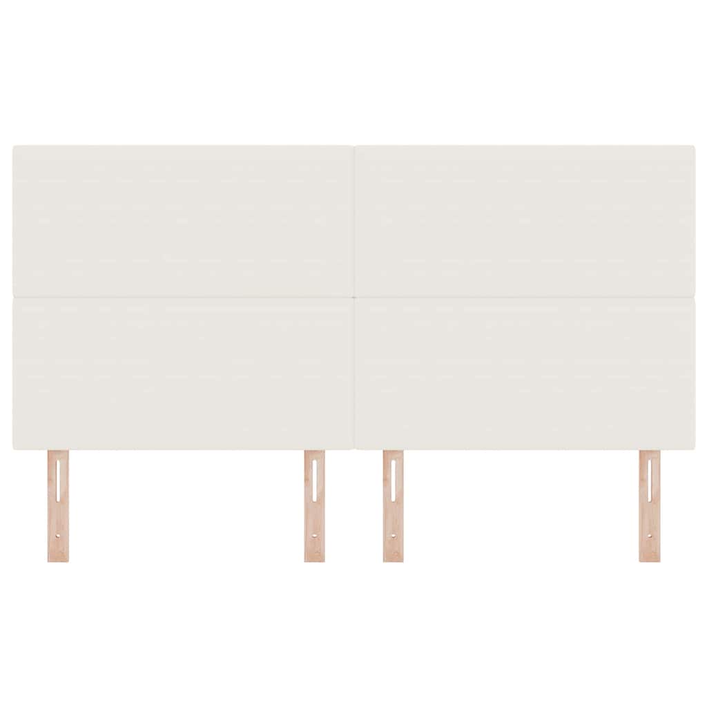 vidaXL Κεφαλάρι με κεφαλάρι Κρεμ 180 cm Τεχνητό Δέρμα