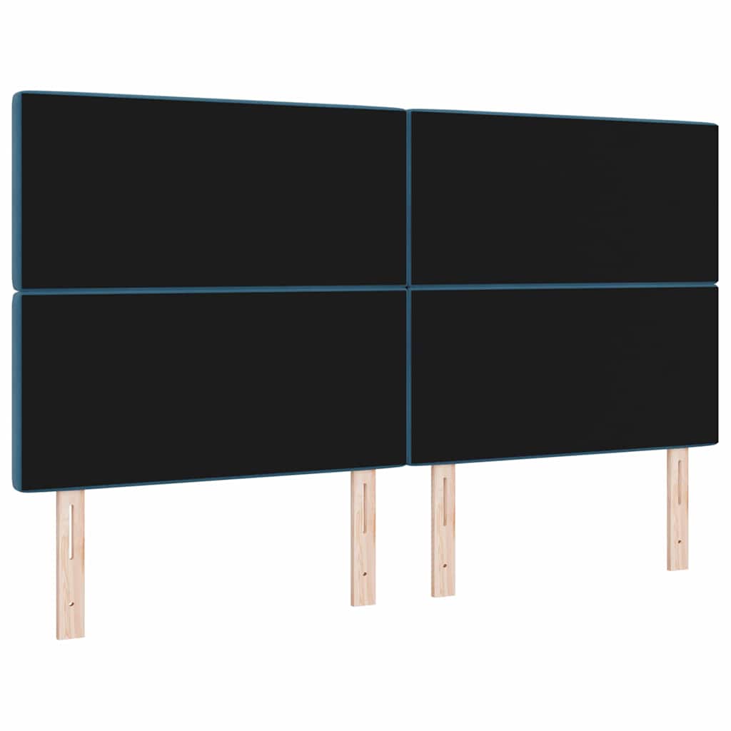 vidaXL Κεφαλάρι Σκούρο Μπλε 180 cm Βελούδο
