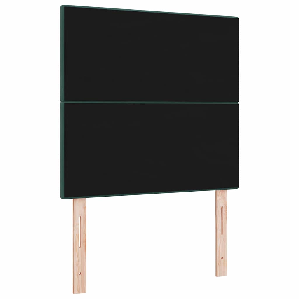 vidaXL Κεφαλάρι Σκούρο Πράσινο 90 cm Βελούδο
