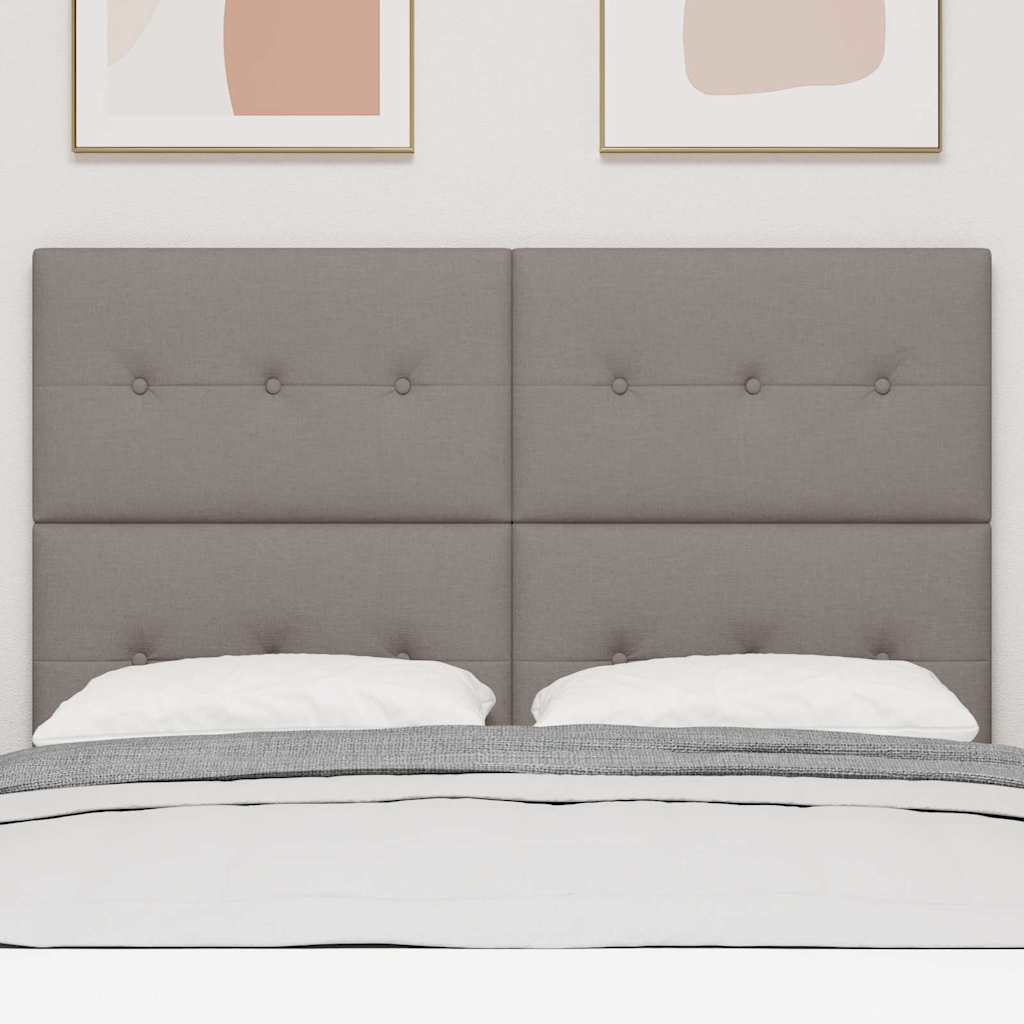 vidaXL Κεφαλάρι με κεφαλάρι Taupe 160 cm Τεχνητό Δέρμα