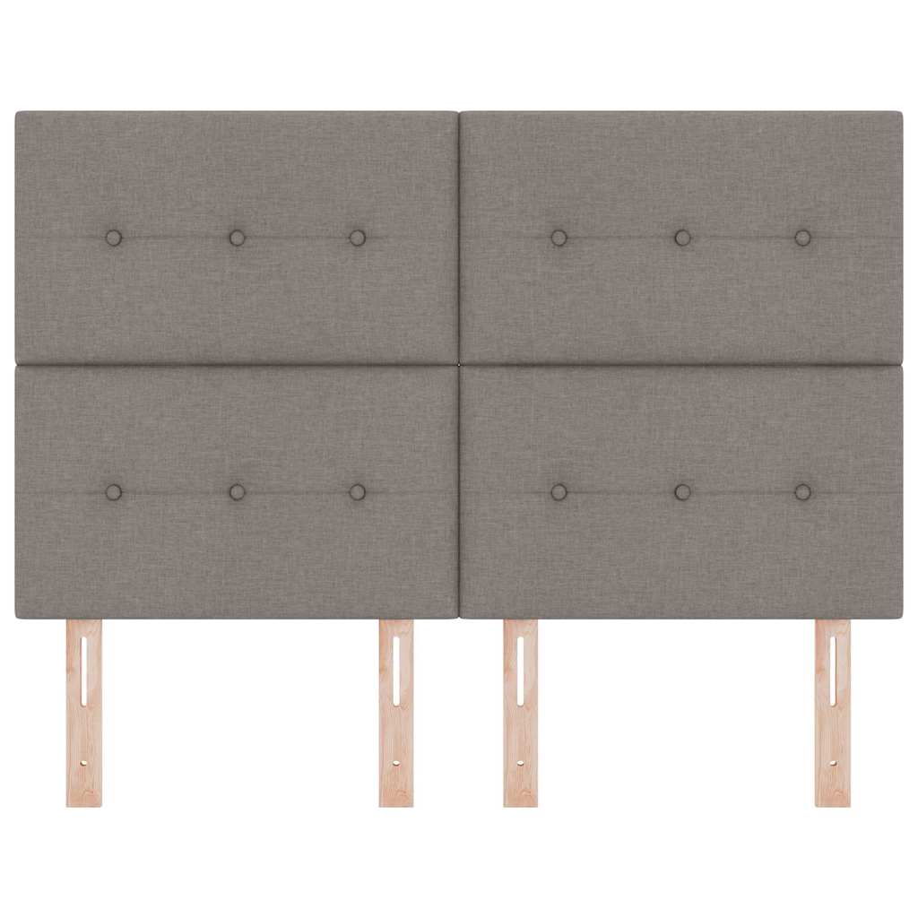 vidaXL Κεφαλάρι με κεφαλάρι Taupe 160 cm Τεχνητό Δέρμα