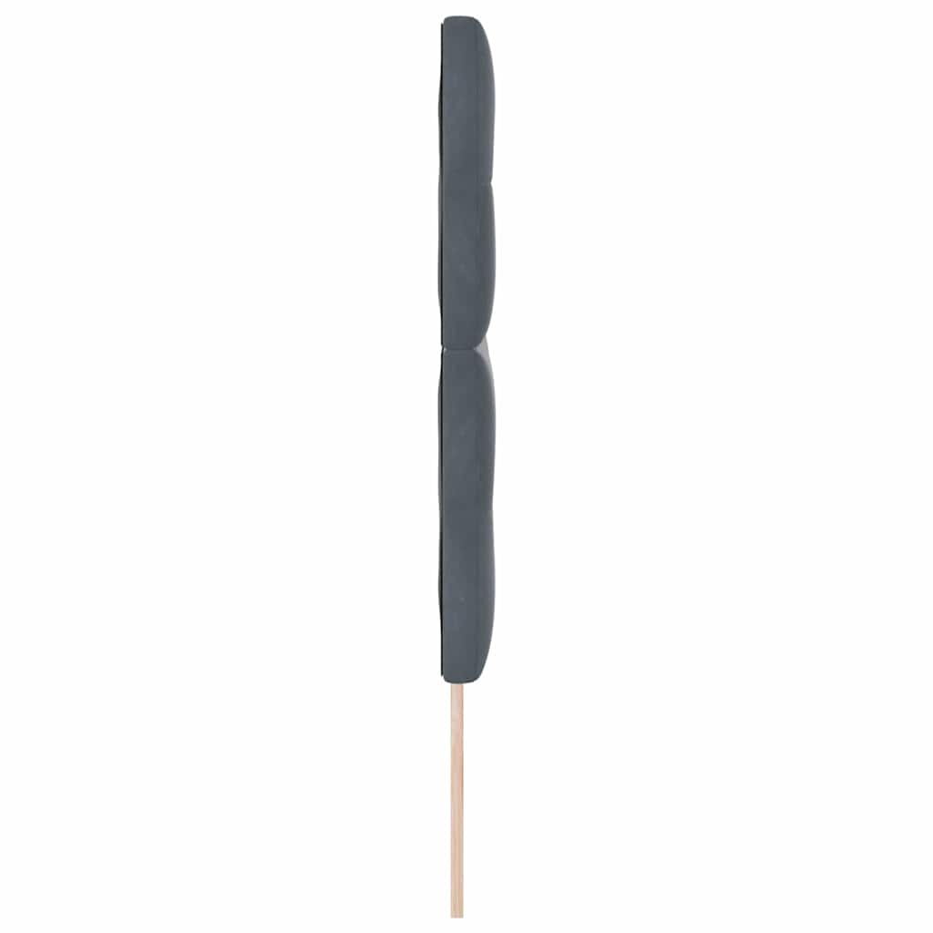 vidaXL Κεφαλάρι Σκούρο Γκρι 160 cm Βελούδο
