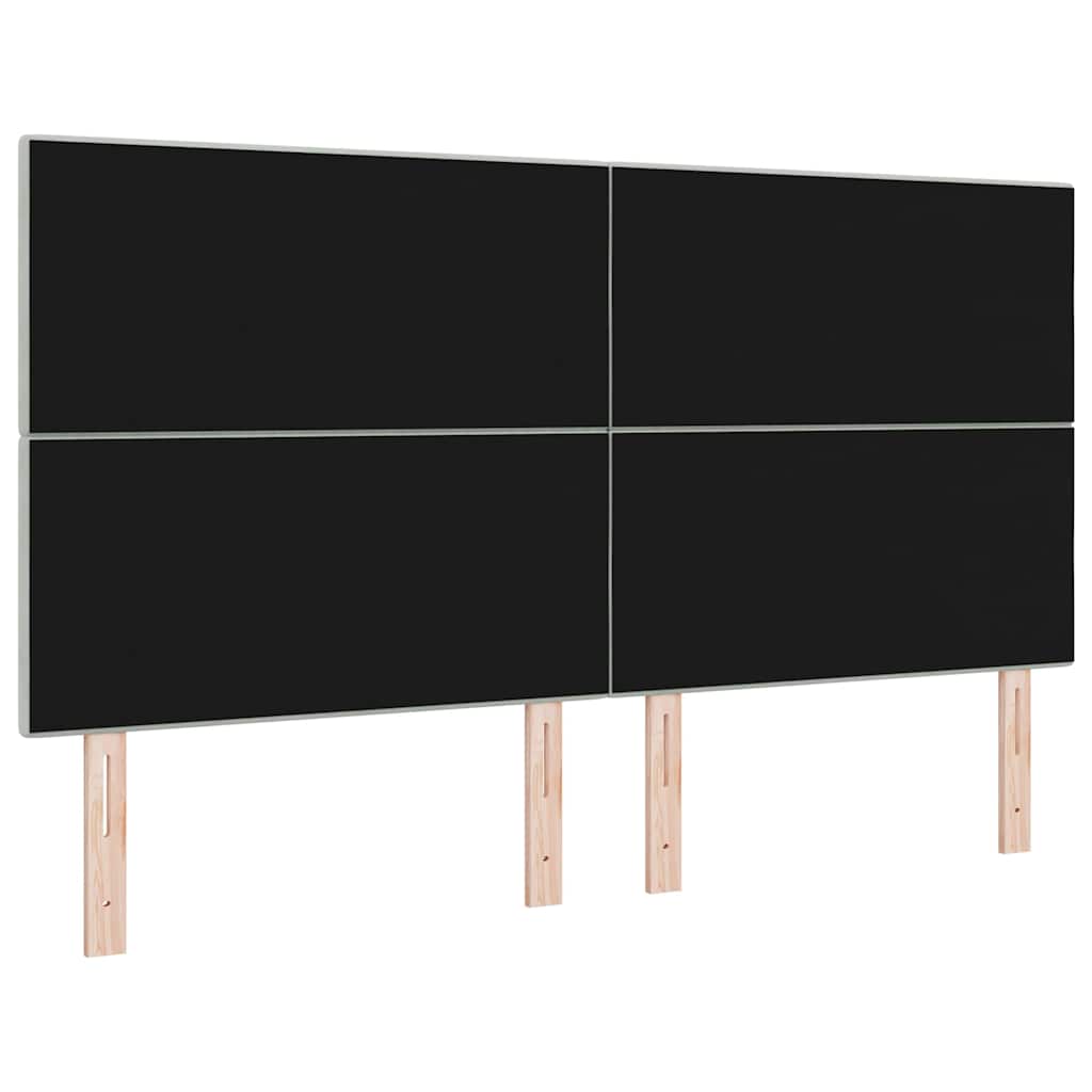 vidaXL Κεφαλάρι με κεφαλάρι Ανοιχτό γκρι 180 cm Τεχνητό Δέρμα