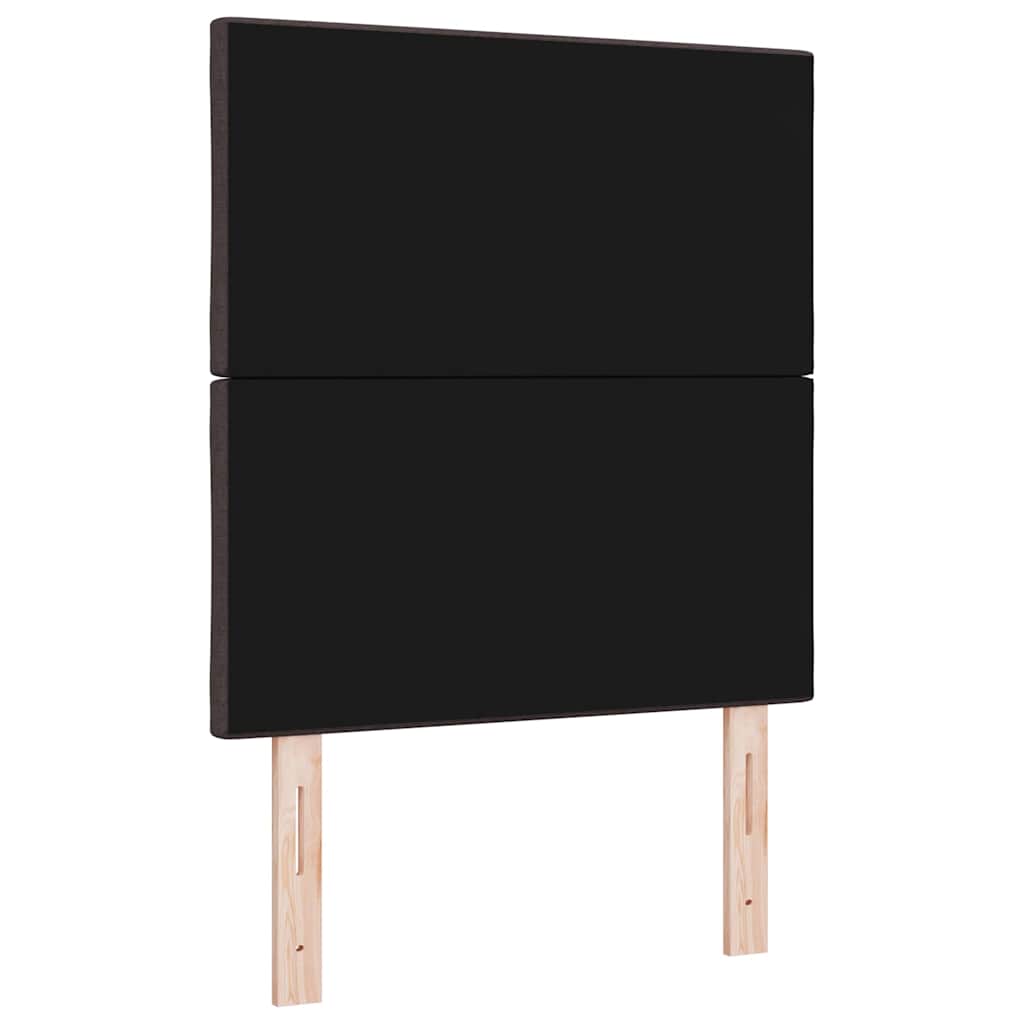 vidaXL Κεφαλάρι Σκούρο Καφέ 80 cm ύφασμα