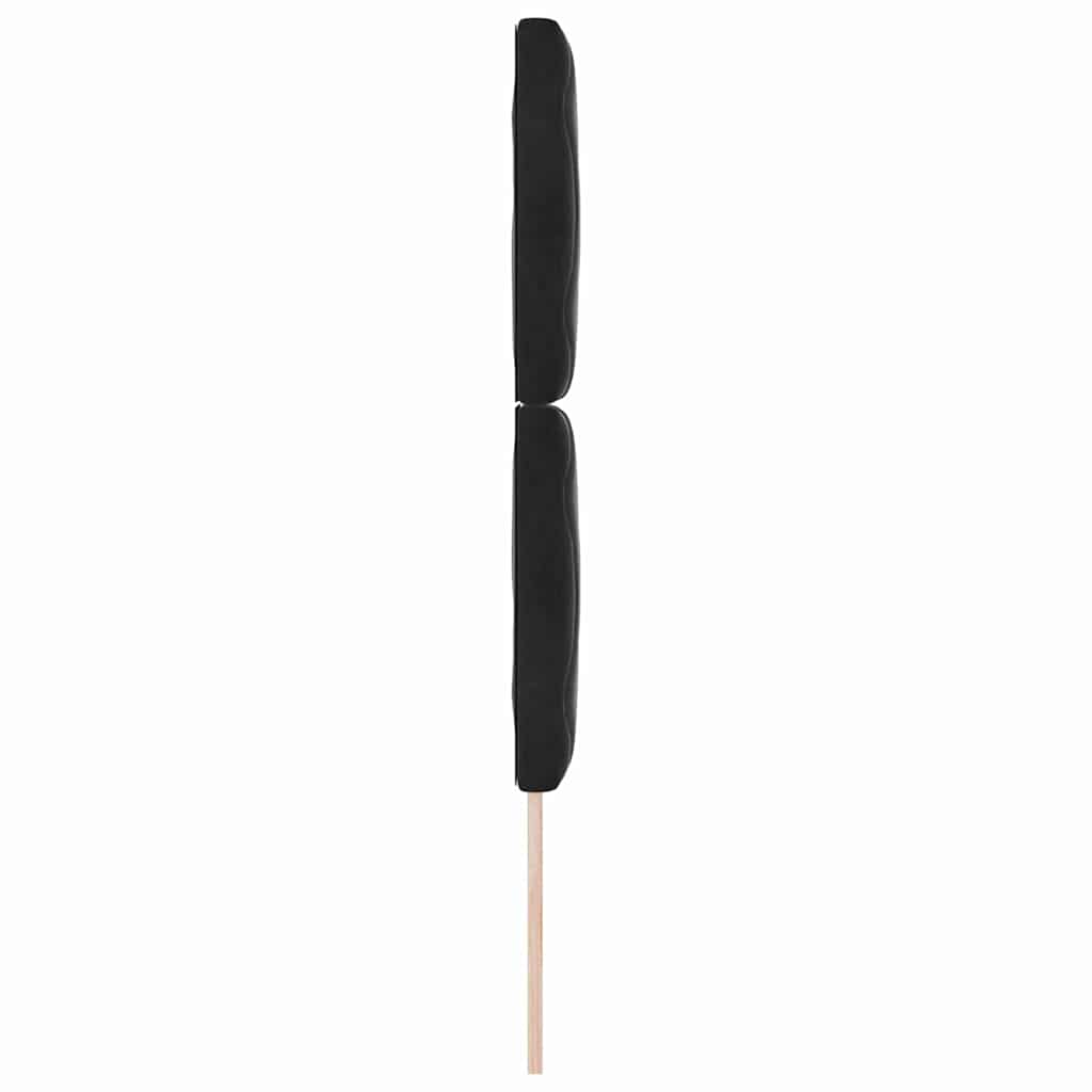 vidaXL Κεφαλάρι Μαύρο 80 cm Βελούδο