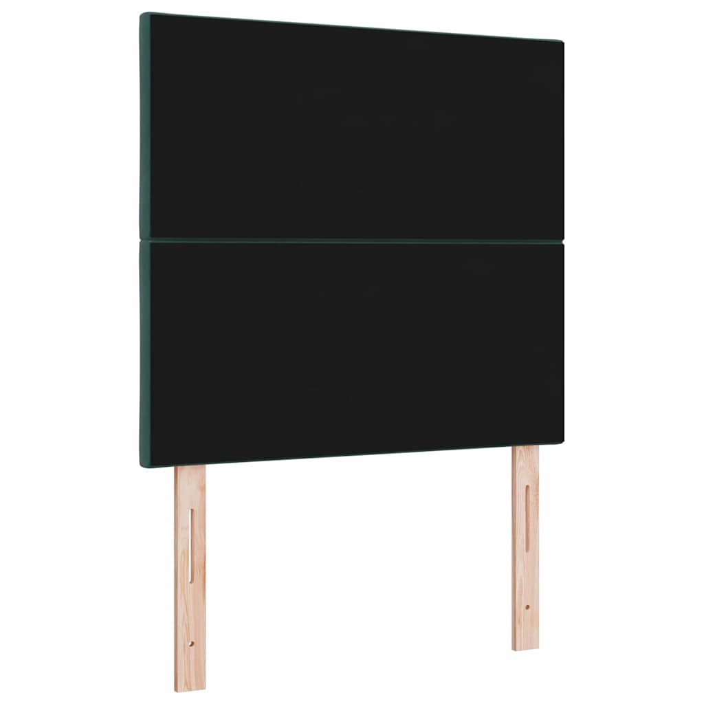 vidaXL Κεφαλάρι Σκούρο Πράσινο 90 cm Βελούδο
