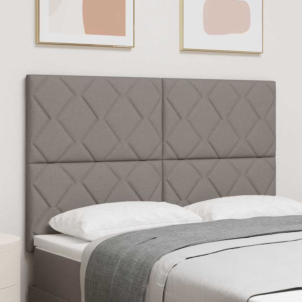 vidaXL Κεφαλάρι Taupe ύφασμα