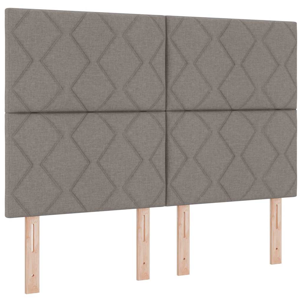 vidaXL Κεφαλάρι Taupe ύφασμα
