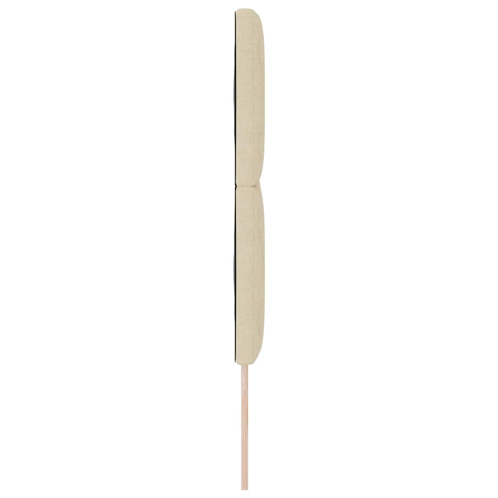vidaXL Κεφαλάρι Κρεμ 144 cm ύφασμα